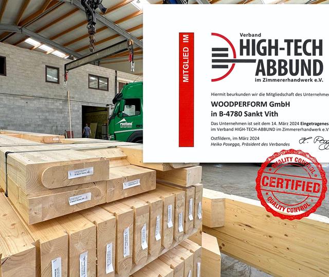 Certificat d´usinage CNC - Roofland SA renforce sa position dans le secteur de la charpenterie