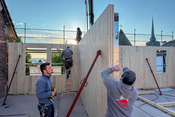 Wohnraumverdichtung im innerstädtischen Bereich ©Roofland