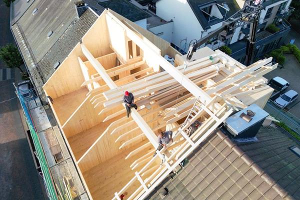 Wohnraumverdichtung im innerstädtischen Bereich ©Roofland