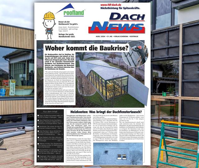 November-Ausgabe der „FDF Dach News“ für Dachprofis verfügbar!