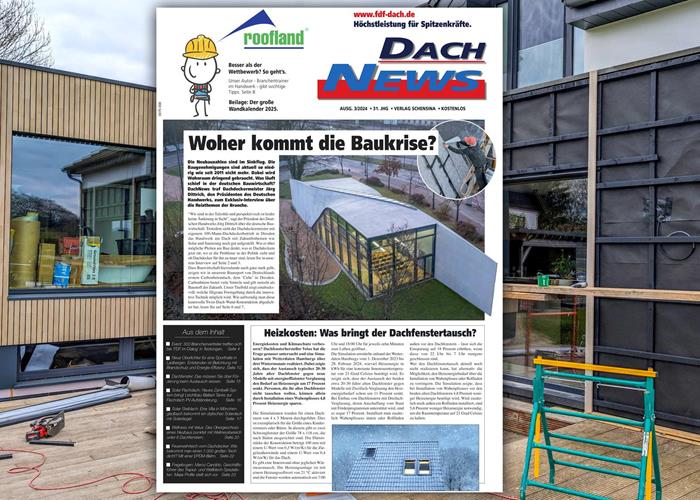 November-Ausgabe der „FDF Dach News“ für Dachprofis verfügbar!